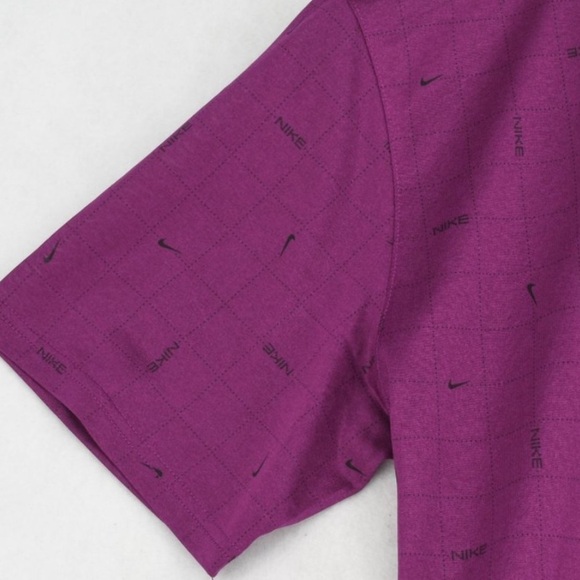 🆕 NIKE Training T-Shirt Men's Dri-Fit Printed Logo Graphic Purple Tee SIZE XL - Picture 8 of 9